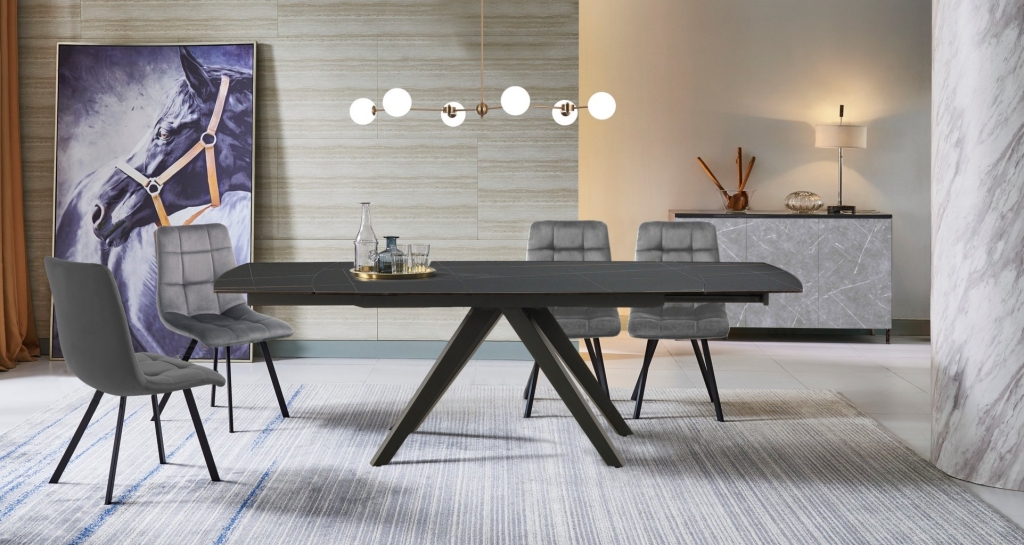 Tavolo da cucina 160x90 cm con gamba a stella centrale - Offerta online