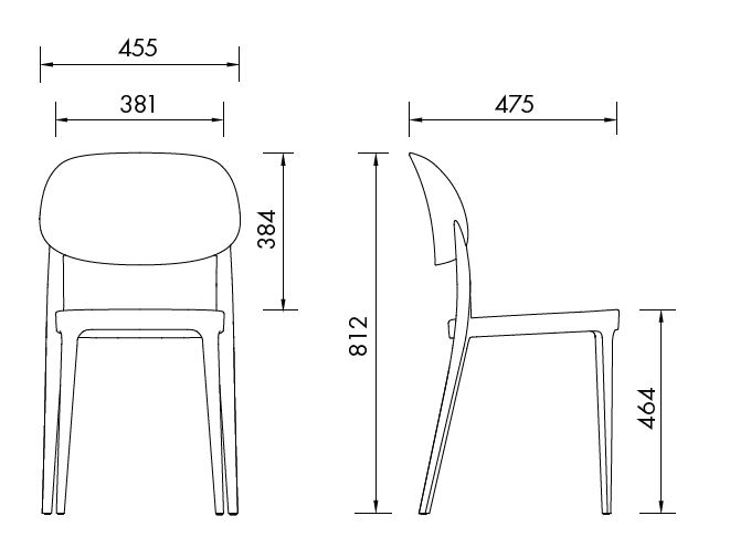 ALMA DESIGN set da 4 sedie con braccioli AMY (Sabbia