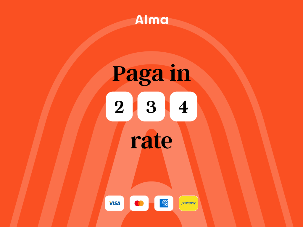 ALMAPAY , PAGA IN 2-3-4 RATE, SENZA RICHIESTA DOCUMENTI !